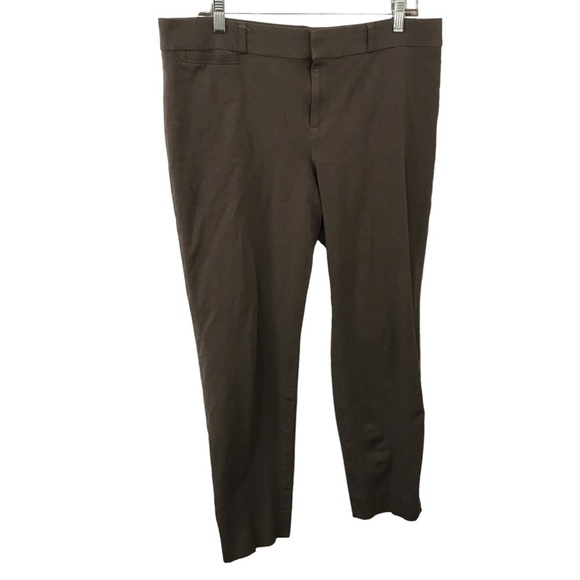 Banana Republic Pants - Banana republic Sloan beige brown trousers size 14